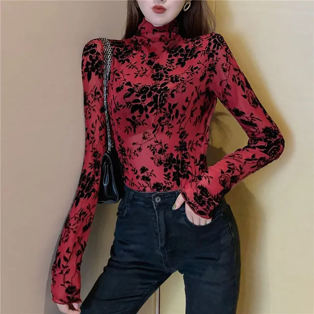 The Heartbeat Transparent Blouse