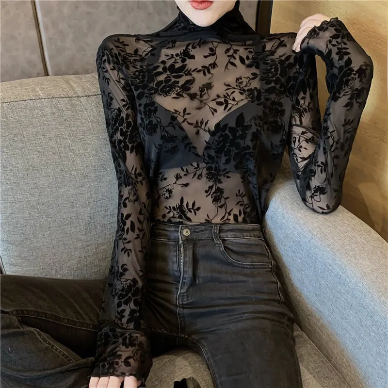 The Heartbeat Transparent Blouse