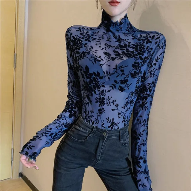 The Heartbeat Transparent Blouse
