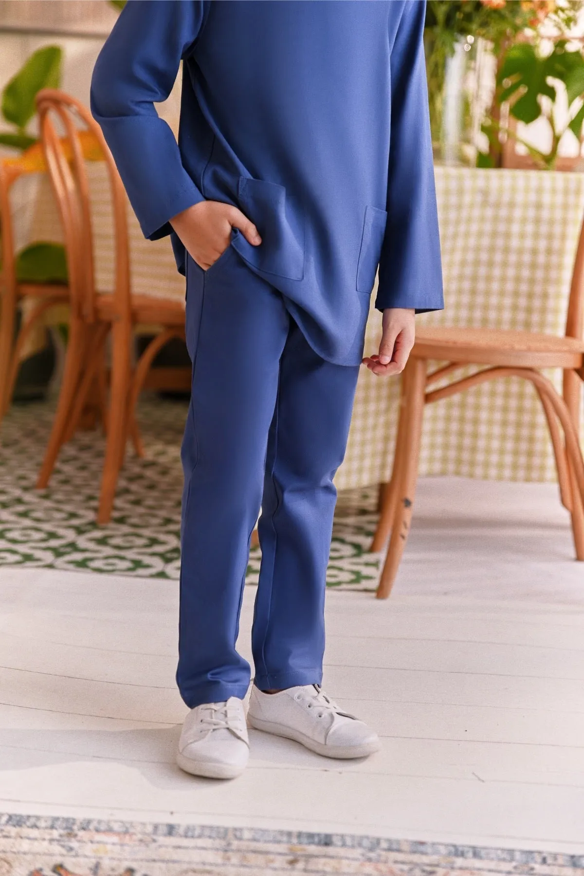 The Perfect Slim Fit Pants - Steel Blue