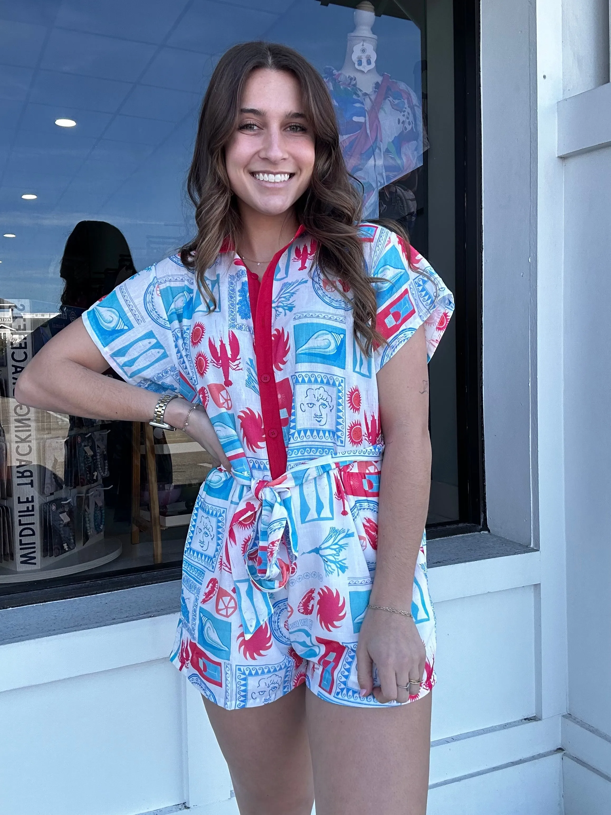 Umgee Beach Happy Romper