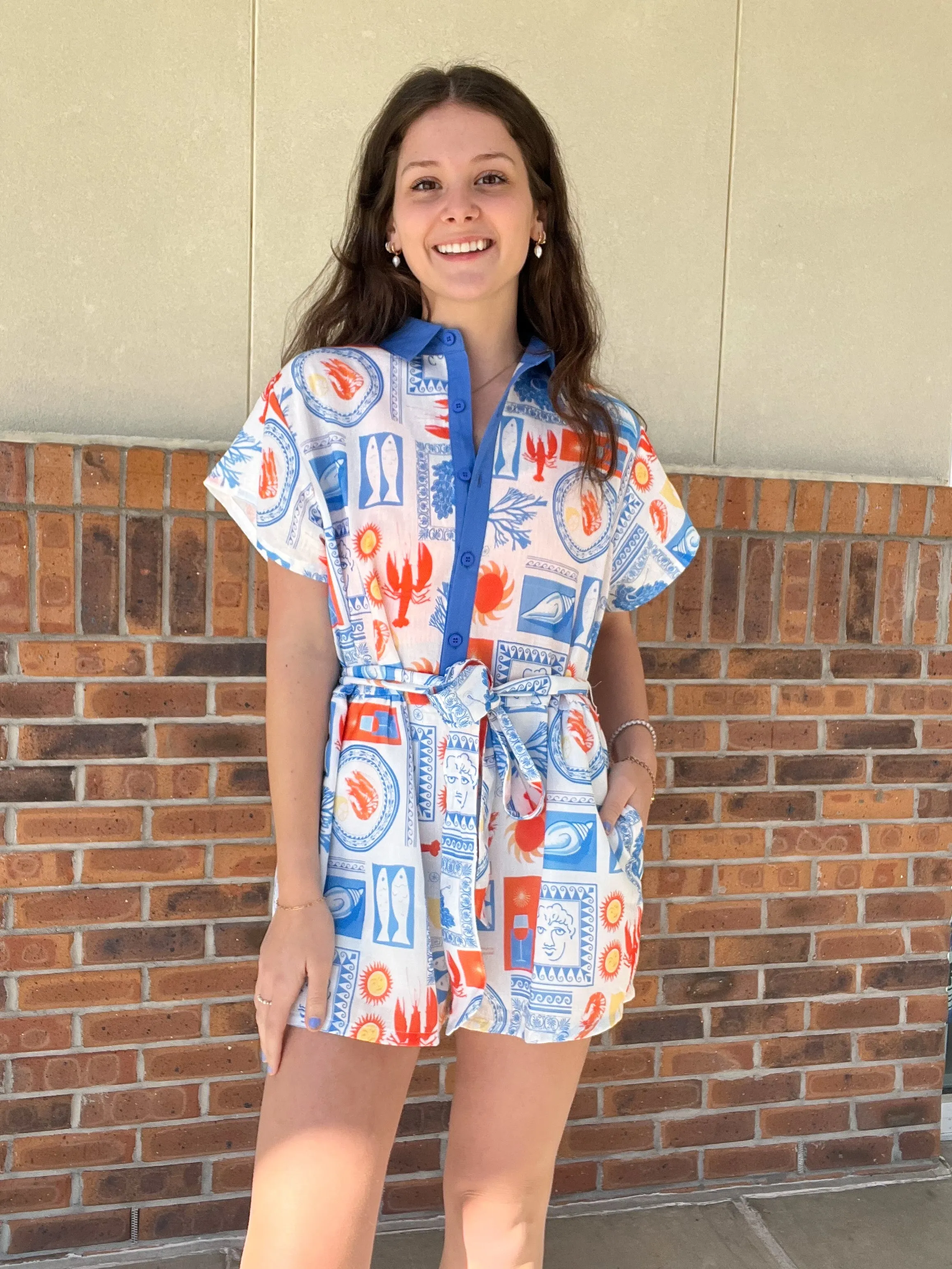 Umgee Beach Happy Romper