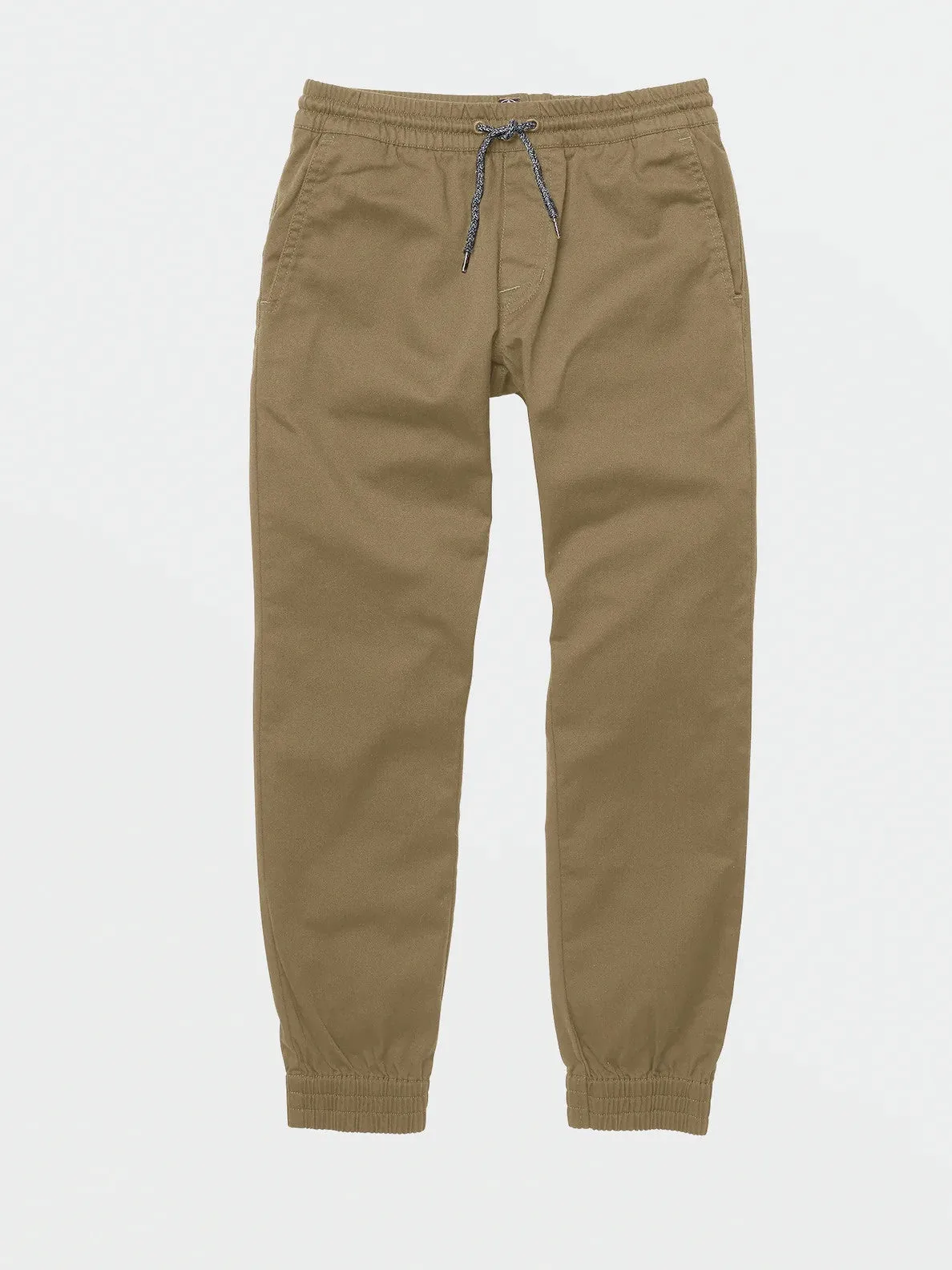 VOLCOM BIG BOYS FRICKIN SLIM JOGGER PANTS-KHAKI, BLACK, CHARCOAL