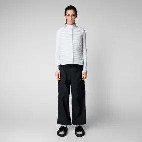 Woman's vest Aria in white