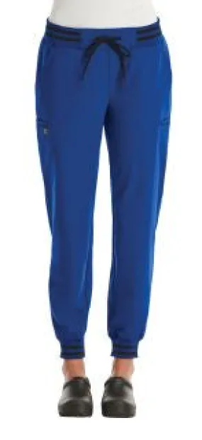 Womens Full Waistband Jogger Pant by Maevn (Regular) XXS-3XL / Royal Blue