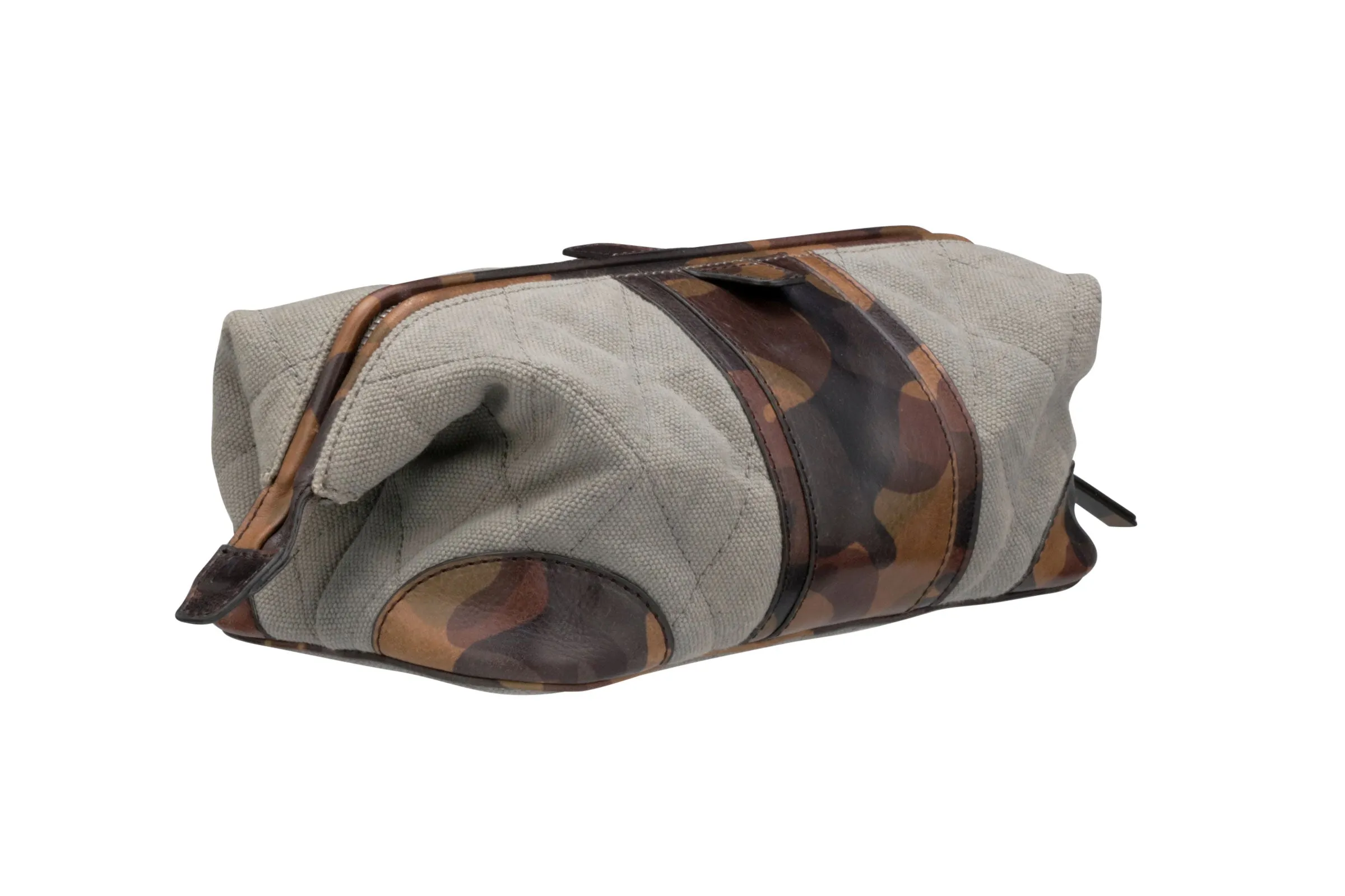 Woodland Quilted Oxford Canvas Shave Case - River Rock