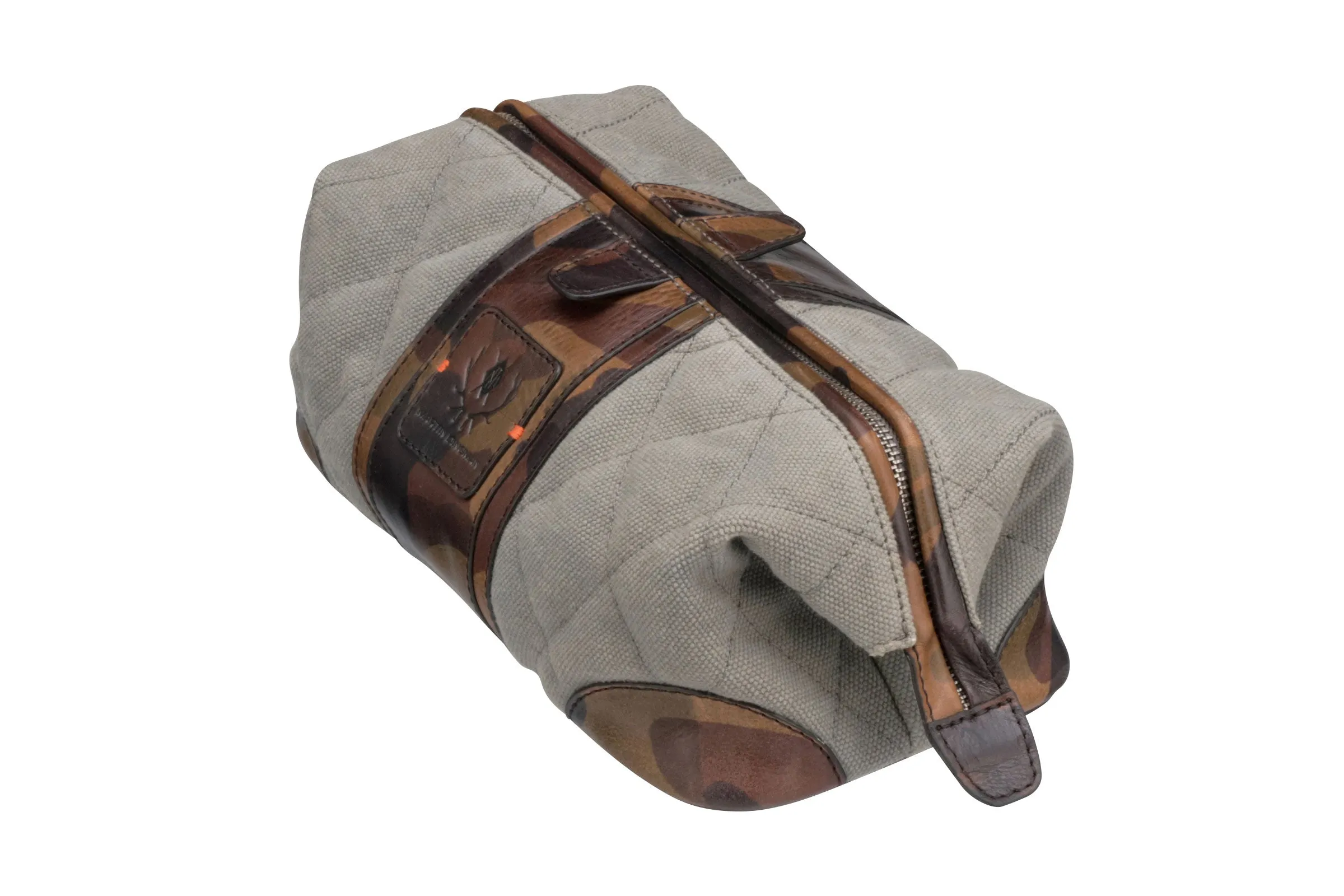 Woodland Quilted Oxford Canvas Shave Case - River Rock