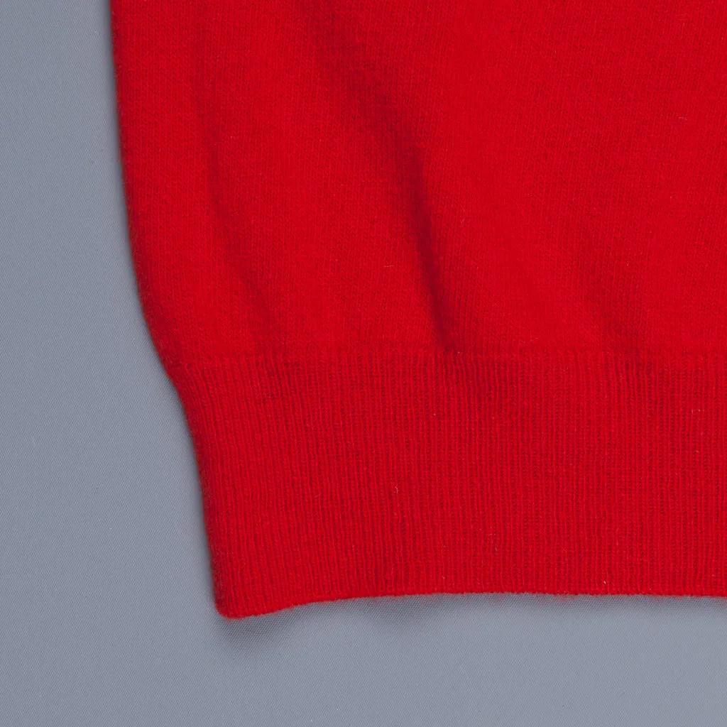Zanone dolcevita sweater wool cashmere Rosso Vivo